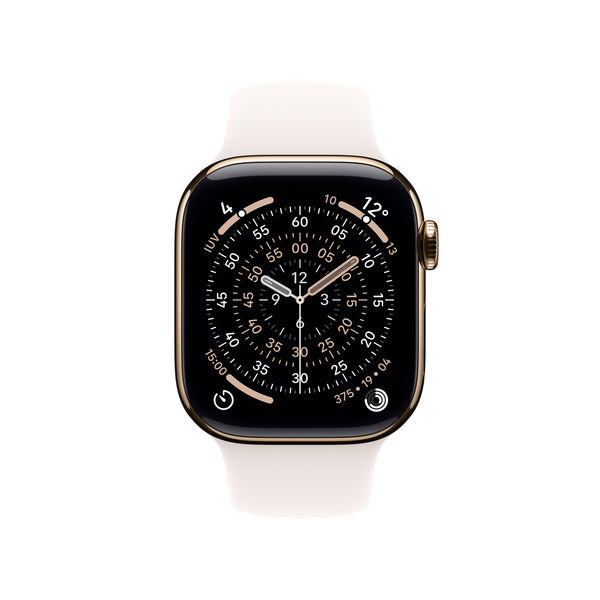 Apple Watch Series 11 OLED 42 mm Digital 374 x 446 pixel Berøringsskærm 5G Titanium Wi-Fi GPS (satellit)