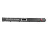 Extralink 19\" RACK MOUNT FAN PANEL (2 FANS) WITH THERMOSTAT Blæserpanel
