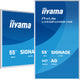 iiyama LH5581UHSG-1AG skilte display Digital fladpaneldisplay 138,7 cm (54.6") Wi-Fi 500 cd/m² 4K Ultra HD Hvid Indbygget processer Android 24/7