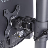 StarTech.com H2MPV-MONITOR-MOUNT skærmbeslag og -stativer 124,5 cm (49") Skrivebord Sort