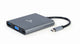 Gembird A-CM-COMBO6-01 dockingstation USB 3.2 Gen 1 (3.1 Gen 1) Type-C Grå