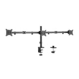 Gembird MA-D3-01 skærmbeslag og -stativer 68,6 cm (27") Skrivebord Sort
