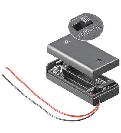 Goobay BH AA 2xAKGS Passiv holder Sort