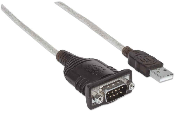 Manhattan 151849 serielkabel Sort 1,8 m USB Serial/COM/RS232/DB9