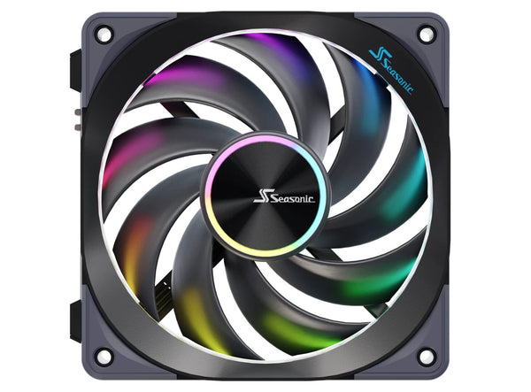Seasonic MagFlow ARGB Computerkabinet Ventilator 12 cm Sort 1 stk