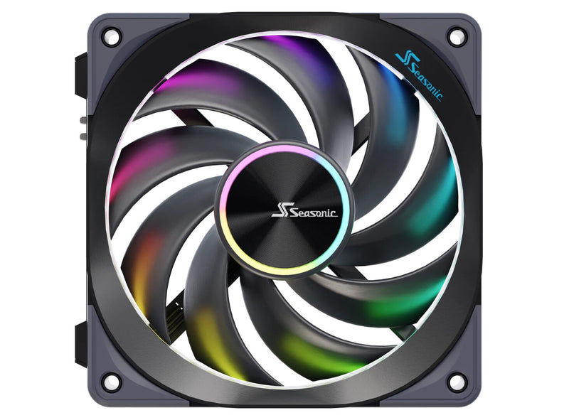Seasonic MagFlow ARGB Computerkabinet Ventilator 12 cm Sort 1 stk