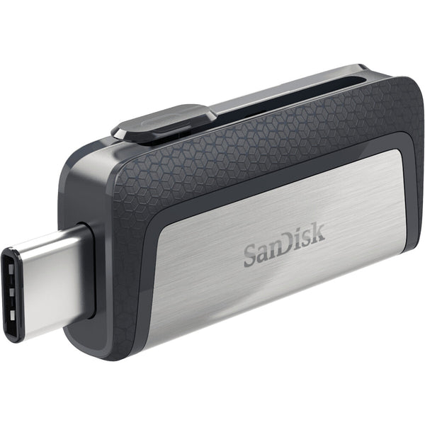 SanDisk Ultra Dual Drive USB Type-C USB-nøgle 128 GB USB Type-A / USB Type-C 3.2 Gen 1 (3.1 Gen 1) Sort, Sølv