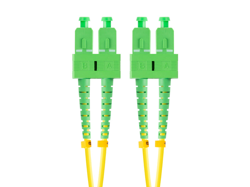 Lanberg FO-SASA-SD11-0050-YE InfiniBand og fiberoptisk kabel 5 m SC Grøn, Gul
