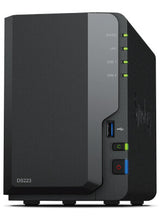Synology DiskStation DS223 NAS & lagringsserver Desktop Realtek RTD1619B 2 GB DDR4 0 TB