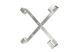 Extralink EX.6396 kabelorganisator Bord/Væg Kabelholder Aluminium 1 stk