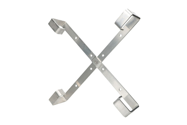 Extralink EX.6396 kabelorganisator Bord/Væg Kabelholder Aluminium 1 stk