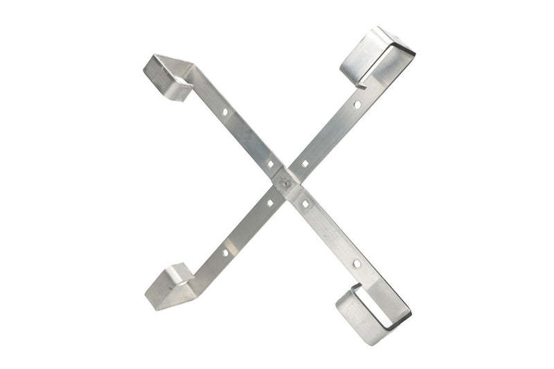Extralink EX.6396 kabelorganisator Bord/Væg Kabelholder Aluminium 1 stk