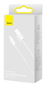 Baseus CALD000502 Lightning kabel 2 m Hvid