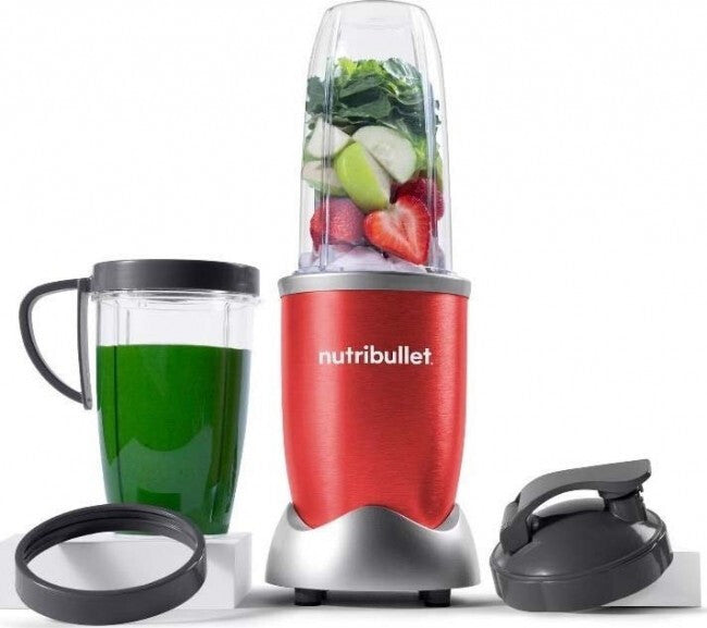 NutriBullet NB907R 0,9 L Blender til madlavning 900 W Rød, Sølv