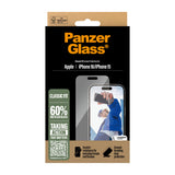 PanzerGlass ® Skærmbeskyttelse iPhone 16 | 15 | Classic Fit