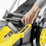 Kärcher LMO 5-18 Dual Manuel plæneklipper Batteri Gul, Sort