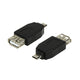LogiLink AU0029 kabel kønsskifter USB 2.0 Micro-B USB 2.0-A Sort