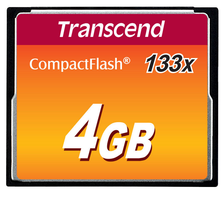 Transcend TS4GCF133 hukommelseskort 4 GB CompactFlash MLC