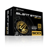 Sharkoon SilentStorm SFX Gold enhed til strømforsyning 500 W 20+4 pin ATX Sort