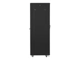 Lanberg FF01-6842-23B stativ 42U Fritstående reol Sort