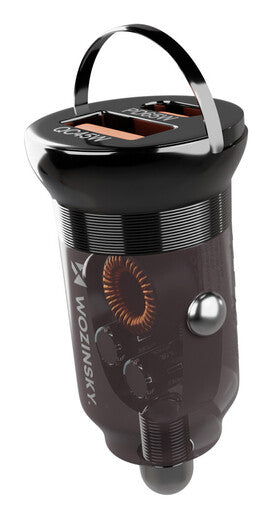 Wozinsky 5907769383915 oplader til mobil enhed Universel Sort Cigartænder Hurtig opladning Automatisk
