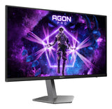 AOC AGON PRO AG276QZD2 computerskærm 67,3 cm (26.5") 2560 x 1440 pixel Quad HD QD-OLED Sort, Grå