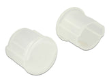 DeLOCK 64022 dækning af sokkel BNC Transparent 10 stk