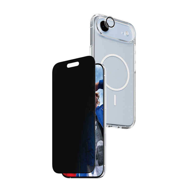 PanzerGlass ® | CARE by ® 3-in-1 Privacy Pakke iPhone Air
