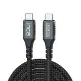 Inca ITCT-40 USB-kabel USB4 Gen 2x2 0,8 m USB C 40 Gbit/sek. 240 W Sort