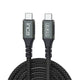 Inca ITCT-40 USB-kabel USB4 Gen 2x2 0,8 m USB C 40 Gbit/sek. 240 W Sort