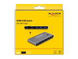 DeLOCK 18647 KVM Switch Anthracit