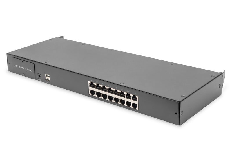 Digitus DS-72217 KVM Switch Stativ-montering Sort