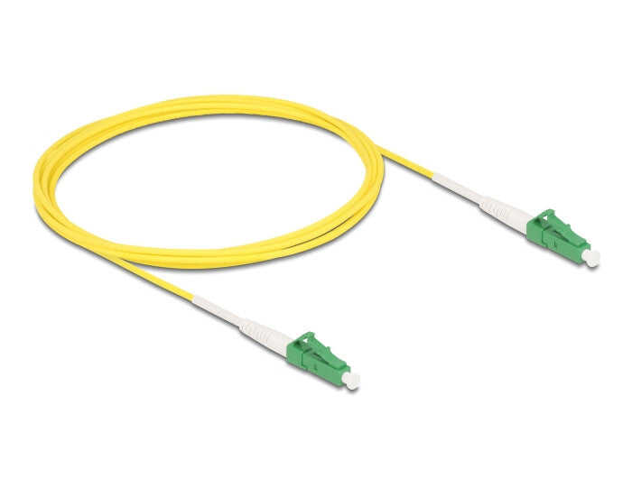 DeLOCK 83222 InfiniBand og fiberoptisk kabel 2 m LC LC/APC Gul