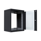 EFB Elektronik WGX-1506TS.G1 stativ 15U Vægmonteret stativ Sort