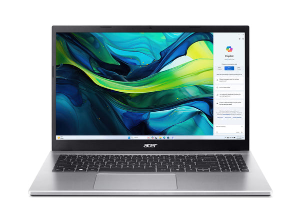 Acer Aspire Go 15 AG15-42P-R1VS AMD Ryzen™ 7 5825U Laptop 39,6 cm (15.6") Fuld HD 8 GB DDR4-SDRAM 512 GB SSD Wi-Fi 6 (802.11ax) FreeDOS Sølv