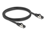 DeLOCK 80571 netværkskabel Sort 1 m Cat8.1 S/FTP (S-STP)