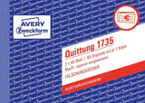 Avery 1735 regnskabsblanket og -bog A6 40 Sider