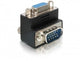 DeLOCK Adapter VGA male/female right angled VGA 15pin Sort