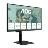 AOC Q27P4CV computerskærm 68,6 cm (27") 2560 x 1440 pixel Quad HD LED Sort