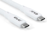 CLUB3D CAC-3001 USB-kabel USB4 Gen 2x2 2 m USB C 20 Gbit/sek. 240 W Hvid
