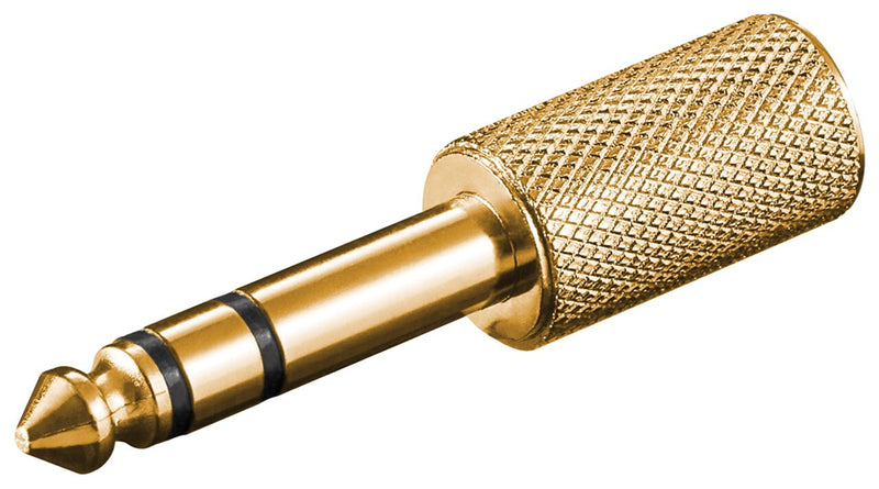 Goobay 11062 kabel kønsskifter 3.5mm 6.35mm Guld