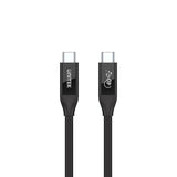UNITEK C14100BK-0.8M USB-kabel USB4 Gen 2x2 0,8 m USB C 40 Gbit/sek. 100 W Sort