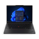 Lenovo ThinkPad T14 Gen 6 (Intel) Intel Core Ultra 7 255U Laptop 35,6 cm (14") Berøringsskærm 2.8K 32 GB DDR5-SDRAM 1 TB SSD Wi-Fi 6E (802.11ax) Windows 11 Pro Tysk Sort