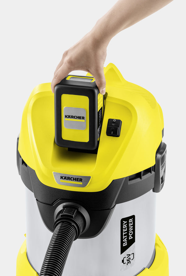 Kärcher 1.629-951.0 støv-udsuger Sort, Gul 17 L 300 W