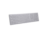 Voxicon DK-295BWL-WHT/BE tastatur Kontor RF trådløst AZERTY Belgisk Hvid