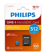 Philips FM51MP65B/00 hukommelseskort 512 GB MicroSDHC UHS-I Klasse 10