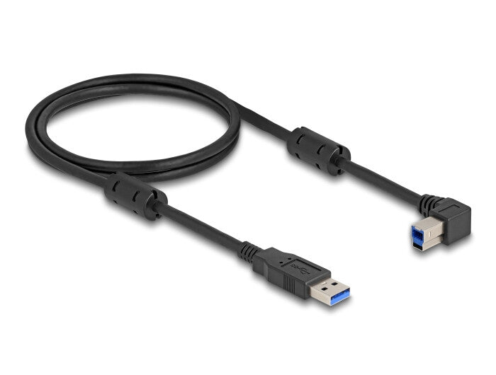 DeLOCK 81100 USB-kabel USB 3.2 Gen 1 (3.1 Gen 1) 1 m USB A USB B 5 Gbit/sek. Sort