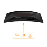 AOC G4 23.6" VA FHD 180Hz computerskærm 59,9 cm (23.6") 1920 x 1080 pixel Fuld HD LCD Sort, Rød