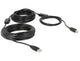 DeLOCK 20m, USB2.0-A - USB2.0-B USB-kabel USB A USB B 0,48 Gbit/sek. Sort