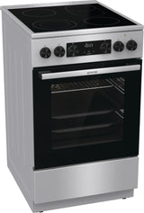 Gorenje GECS5C70XA komfur og ovn Fritstående komfur Elektrisk Keramisk Rustfrit stål